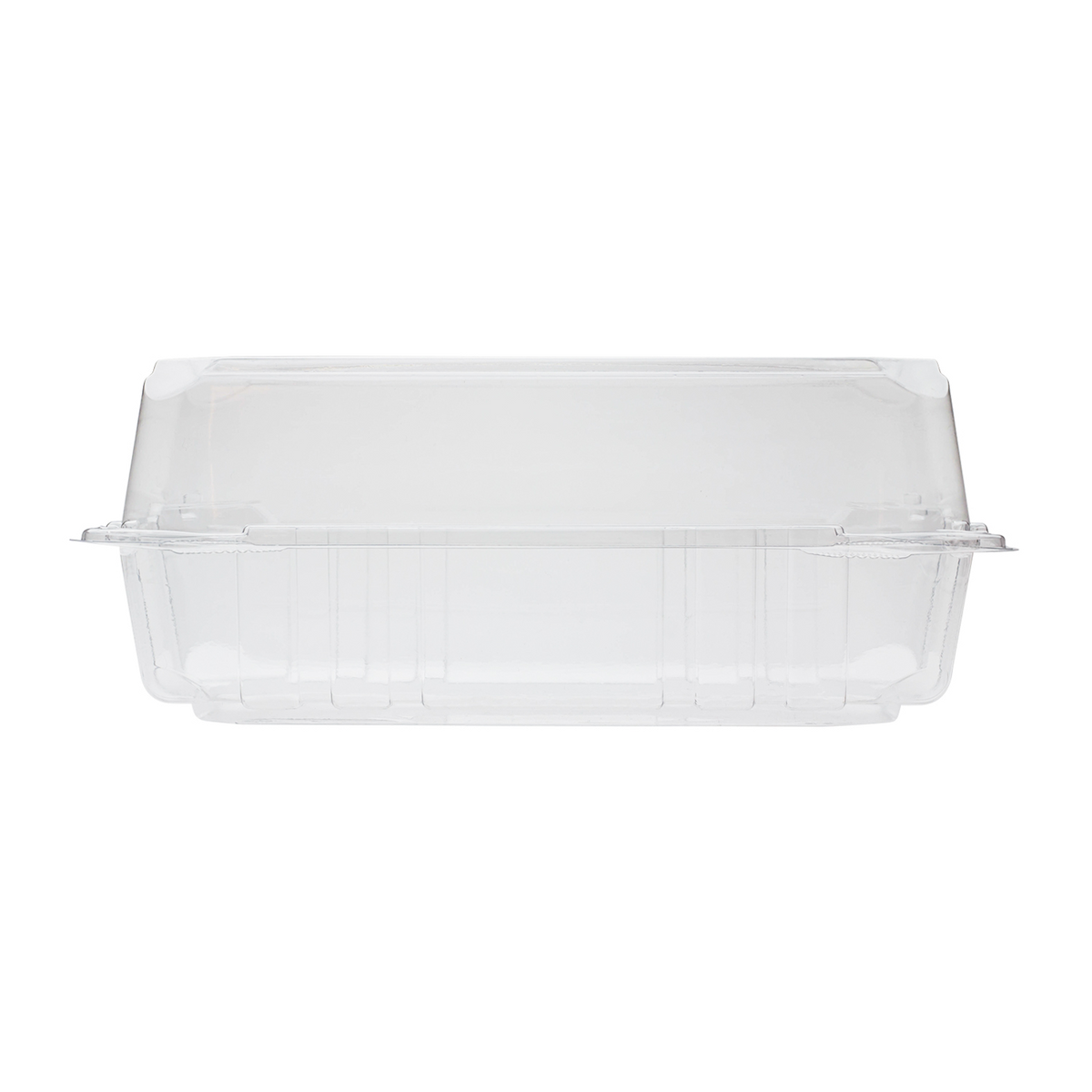 9x5 Hinged Containers - Half Clamshell Takeout Boxes - Karat PET Plastic - 250 ct-To-Go Packaging-Karat-Restaurant Supply Drop