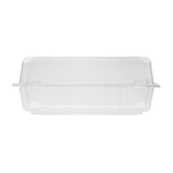 9x5 Hinged Containers - Half Clamshell Takeout Boxes - Karat PET Plastic - 250 ct-To-Go Packaging-Karat-Restaurant Supply Drop