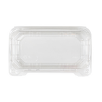 9x5 Hinged Containers - Half Clamshell Takeout Boxes - Karat PET Plastic - 250 ct-To-Go Packaging-Karat-Restaurant Supply Drop