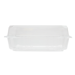 9''x9'' Hinged Takeout Boxes- Extra Large Clamshell Containers - Karat PET Plastic - 200 ct-To-Go Packaging-Karat-Restaurant Supply Drop