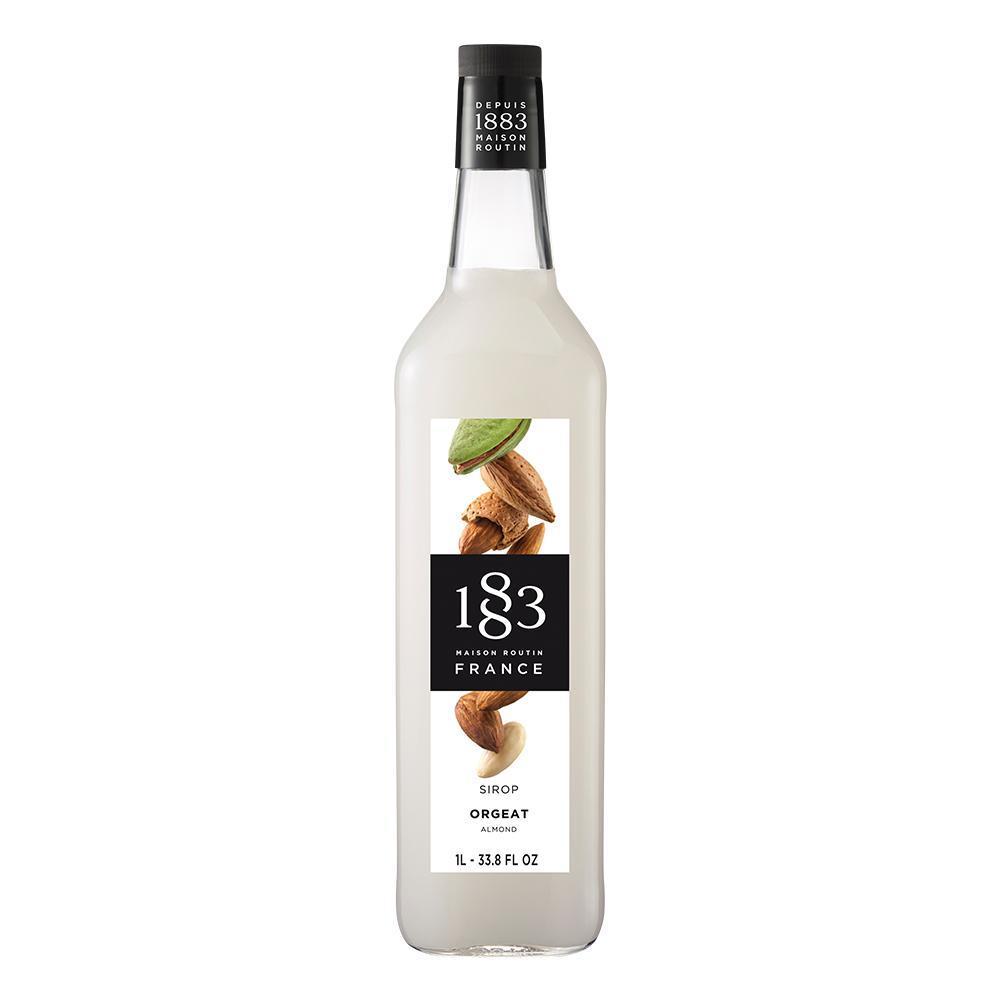Almond (Orgeat) Syrup 1883 Maison Routin - 1 Liter Bottle-Syrups-1883 Maison Routin-Restaurant Supply Drop