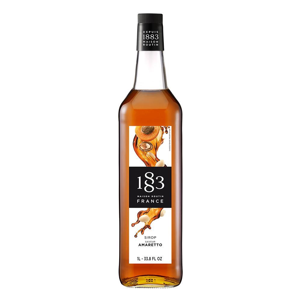 Amaretto Syrup 1883 Maison Routin - 1 Liter Bottle-Syrups-1883 Maison Routin-Restaurant Supply Drop