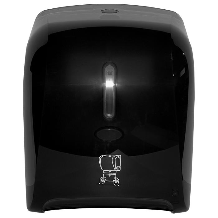 Autocut Manual Hand Towel Roll Dispenser - Smoke-Dispensers-Karat-Restaurant Supply Drop