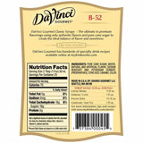 B-52 DaVinci Gourmet Syrup Bottle - 750mL-Syrups-DaVinci Gourmet-Restaurant Supply Drop