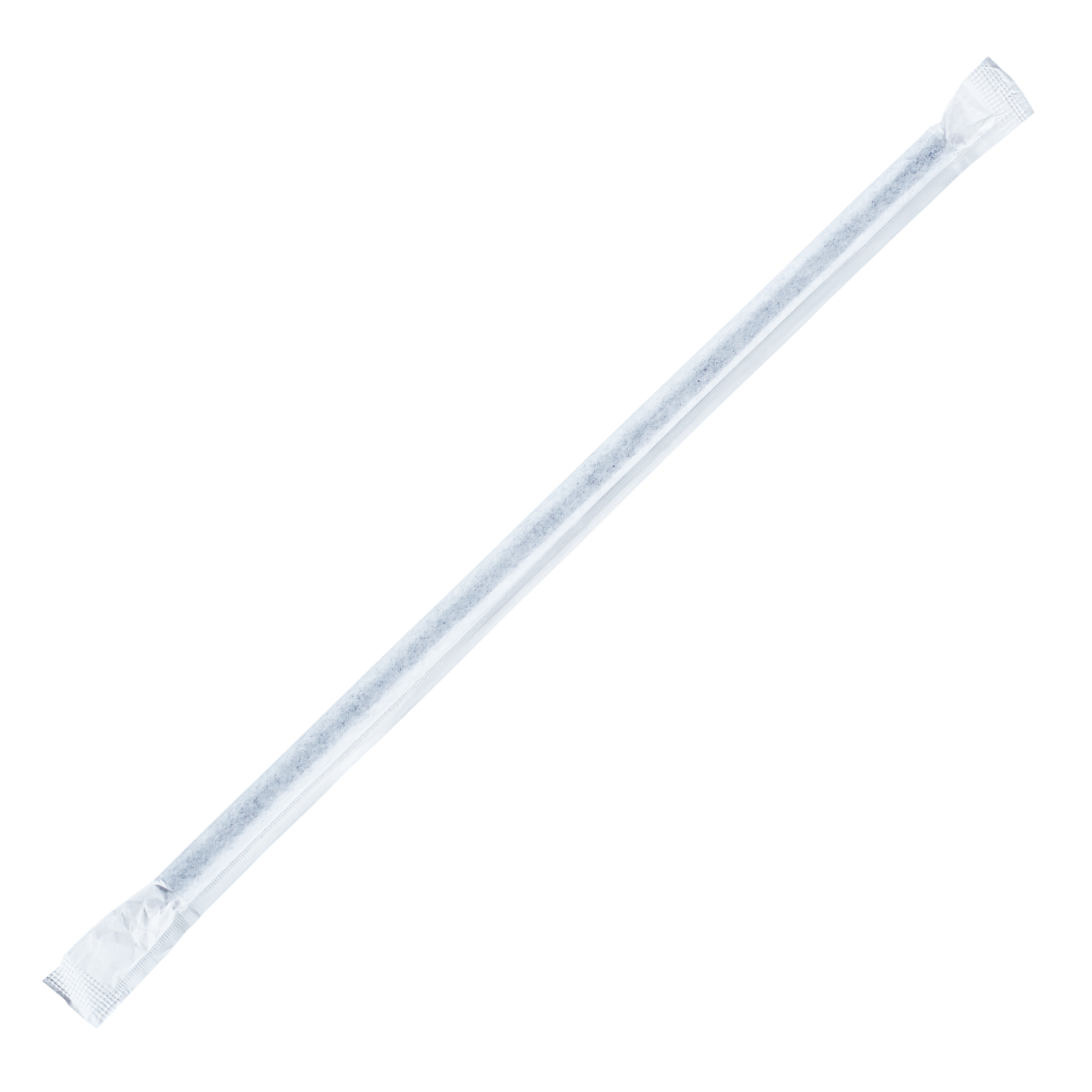 Black Plastic Straws - 9'' Giant Straws (8mm) Paper Wrapped - Black - 2,000 count-Straws & Stirrers-Karat-Restaurant Supply Drop