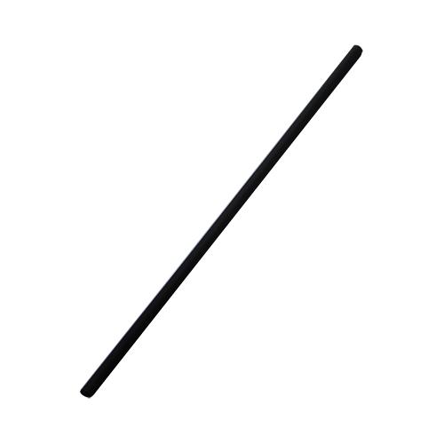 Black Stir Straws - Karat 5.25'' Stirrer Straws (3mm) - Black - 10,000 ct-Straws & Stirrers-Karat-Restaurant Supply Drop