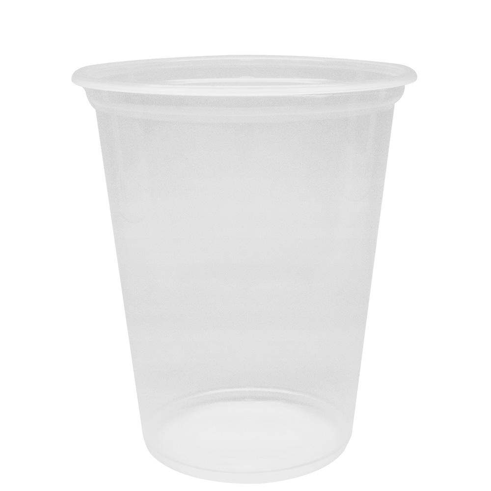 Bubble Tea Cups 30oz PP Flat Rim Extra Wide Cold Cups (120mm) - 500 count-Cups & Lids-Karat-Restaurant Supply Drop
