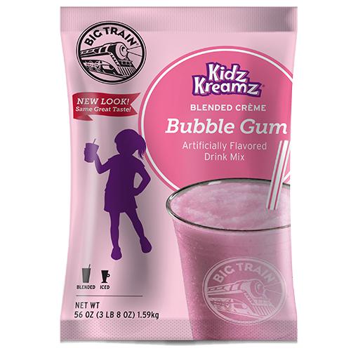 Bubblegum Kidz Kreamz Frappe - Big Train Mix - Bag 3.5 pounds-Powdered Base-Big Train-Restaurant Supply Drop