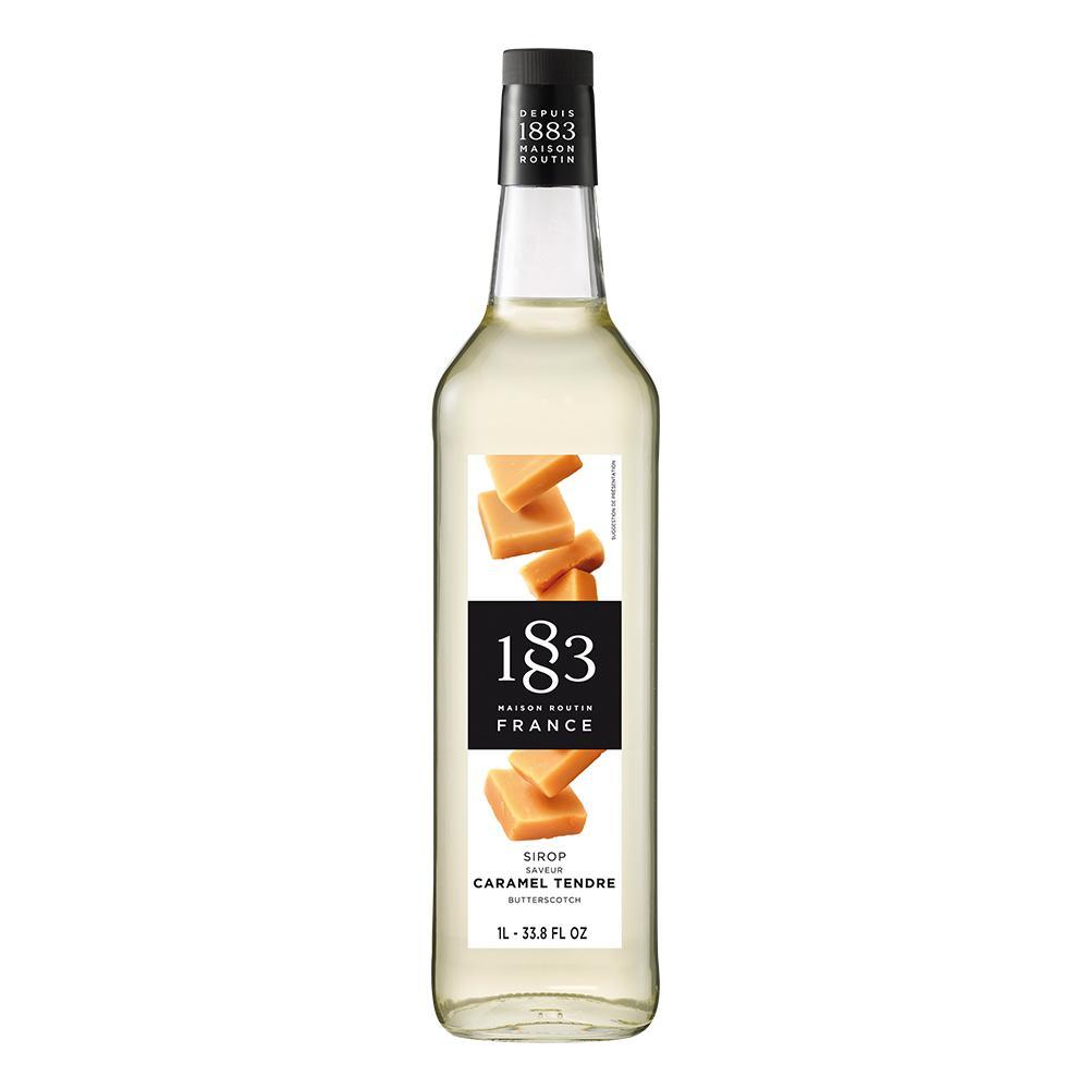 Butterscotch Syrup 1883 Maison Routin - 1 Liter Bottle-Syrups-1883 Maison Routin-Restaurant Supply Drop