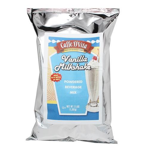 Caffe D'Vita Vanilla Milkshake (3 lbs)-Powdered Base-Caffe D'Vita-Restaurant Supply Drop
