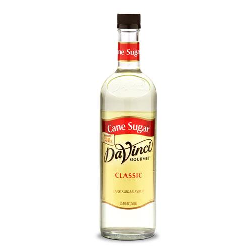 Cane Sugar DaVinci Syrup Bottle - 750mL-Syrups-DaVinci Gourmet-Restaurant Supply Drop