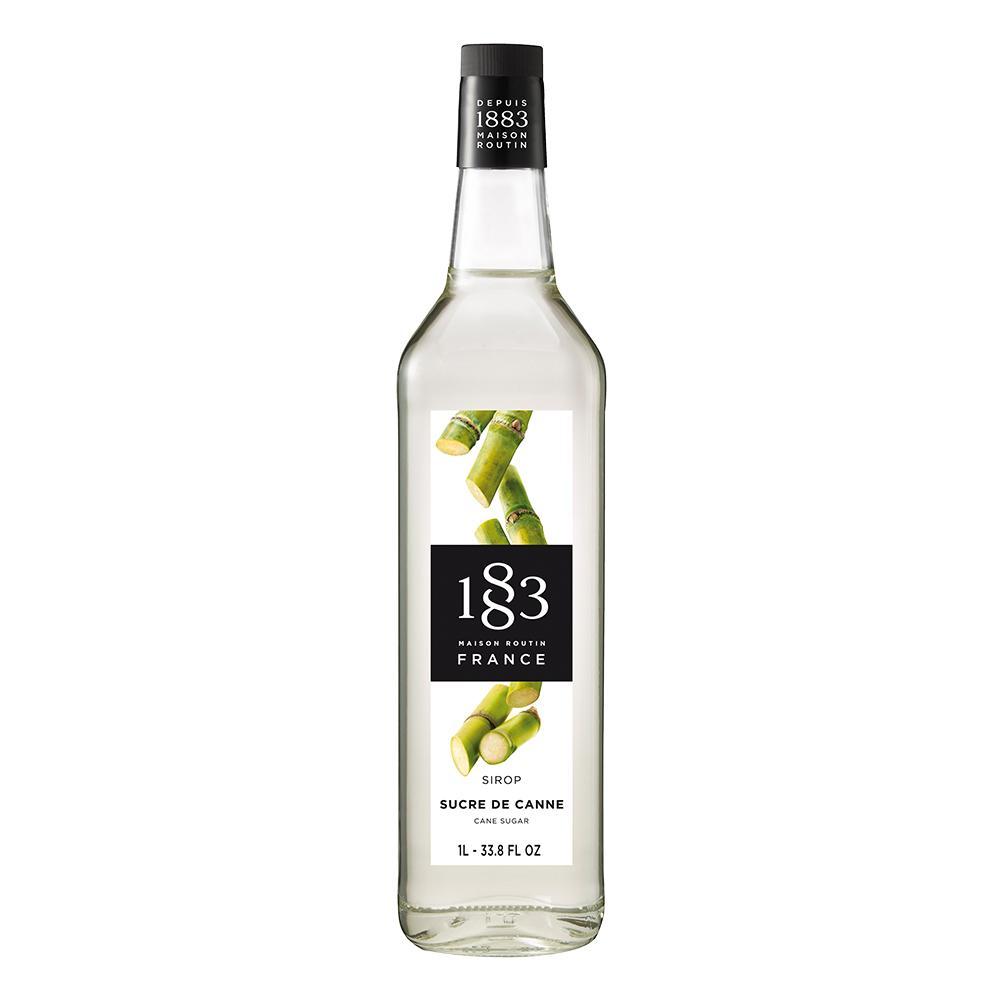 Cane Sugar Syrup 1883 Maison Routin - 1 Liter Bottle-Syrups-1883 Maison Routin-Restaurant Supply Drop