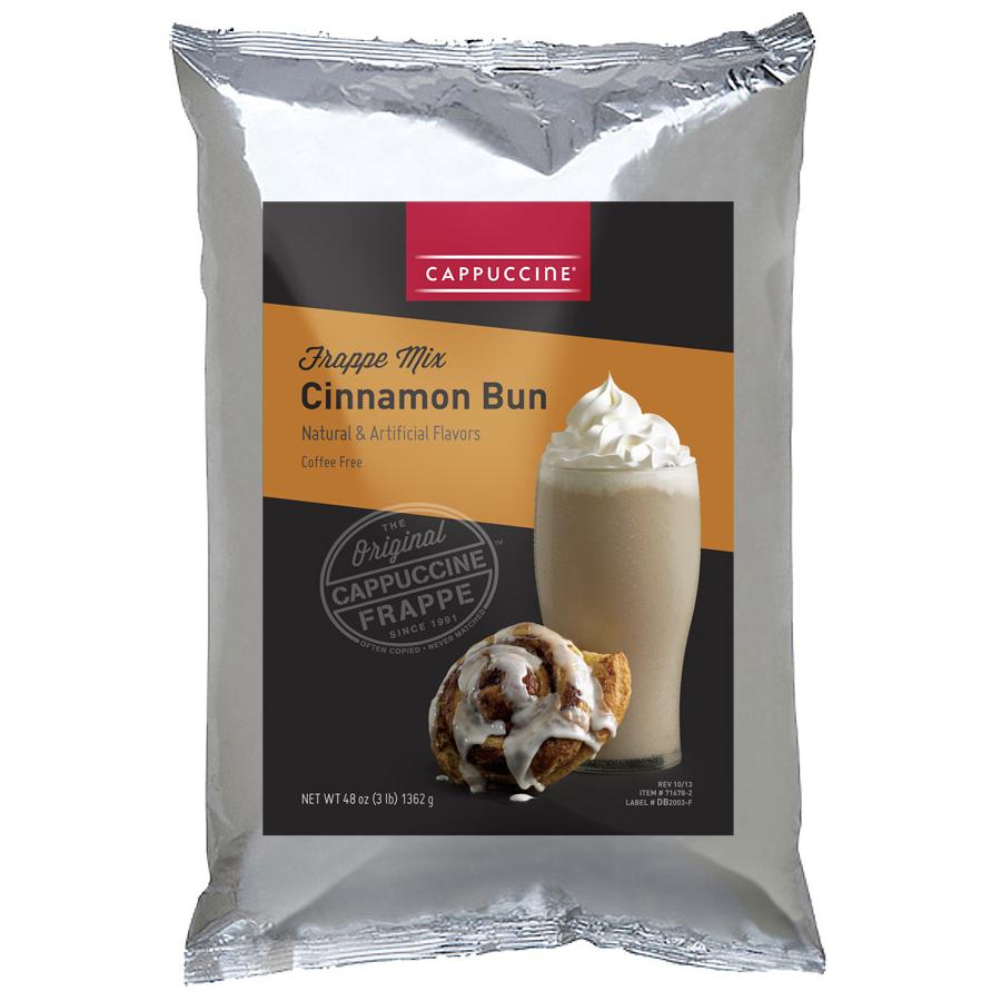 Cappuccine Cinnamon Bun Frappe Mix (3 lbs)-Powdered Base-Cappuccine-Restaurant Supply Drop