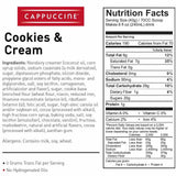 Cappuccine Cookies & Cream Frappe Mix (3 lbs)-Powdered Base-Cappuccine-Restaurant Supply Drop