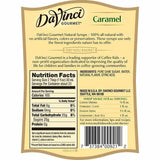 Caramel Flavored Natural DaVinci Syrup Bottle - 700mL-Syrups-DaVinci Gourmet-Restaurant Supply Drop