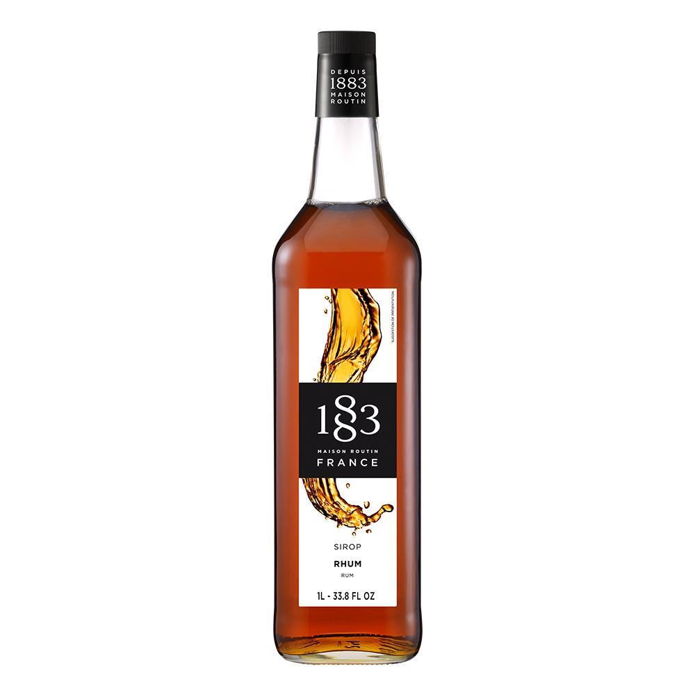 Caribbean Syrup 1883 Caribbean Maison Routin (formerly rum syrup) - 1 Liter Bottle-Syrups-1883 Maison Routin-Restaurant Supply Drop