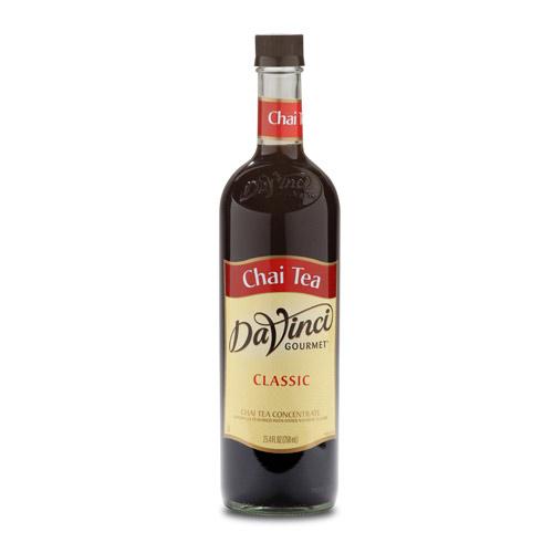 Chai Tea Concentrate Davinci Gourmet Bottle - 750mL-Syrups-DaVinci Gourmet-Restaurant Supply Drop