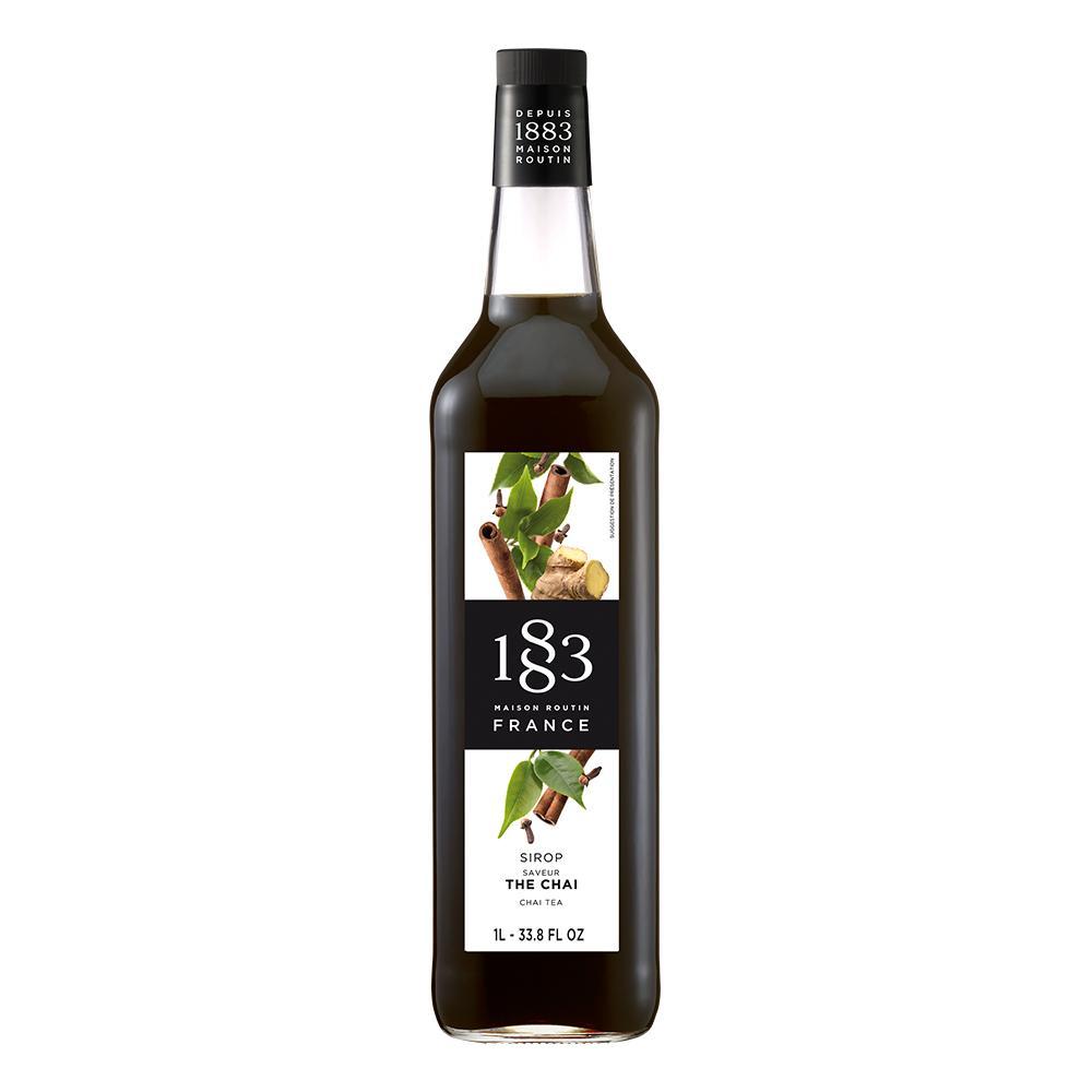 Chai Tea Syrup 1883 Maison Routin - 1 Liter Bottle-Syrups-1883 Maison Routin-Restaurant Supply Drop
