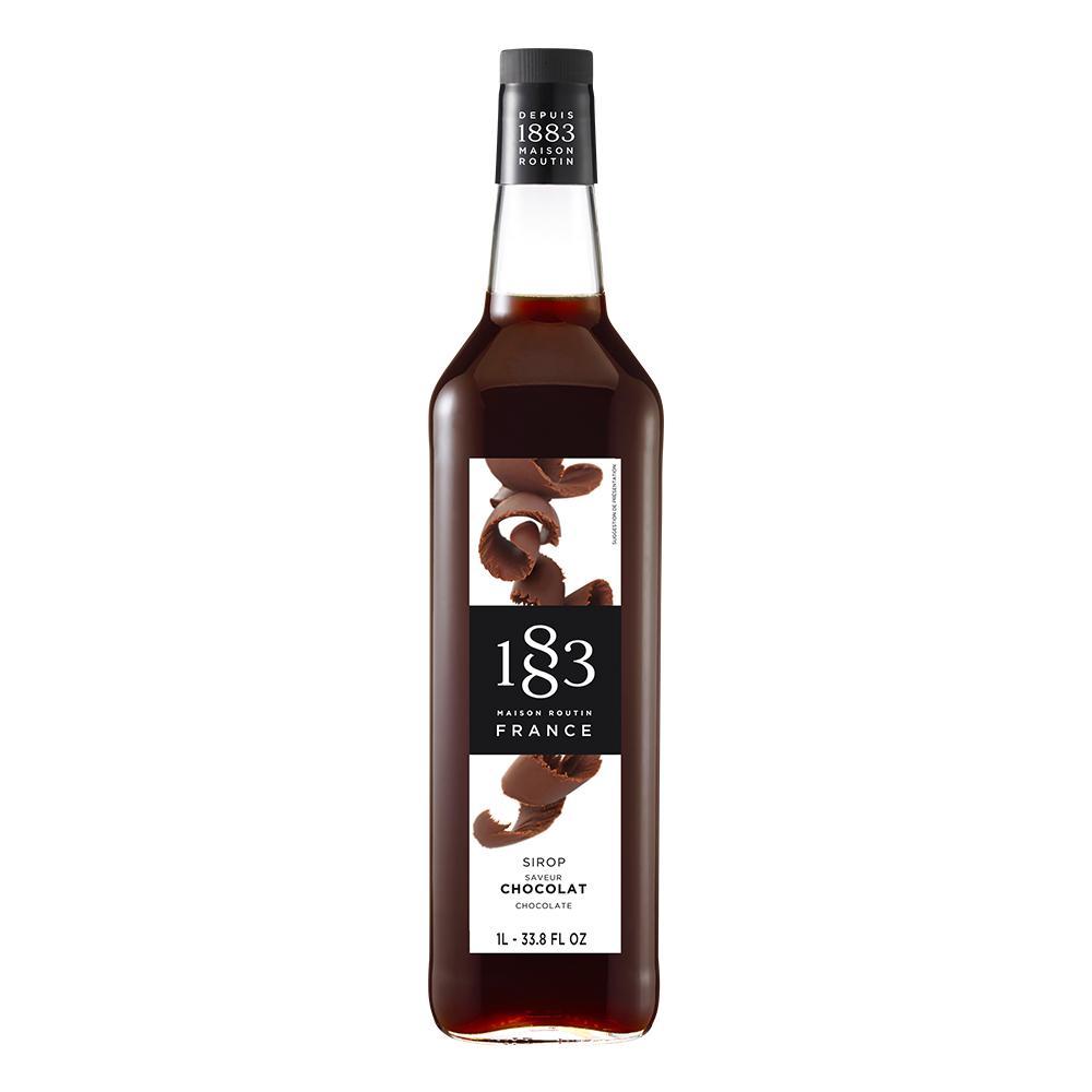 Chocolate Syrup 1883 Maison Routin - 1 Liter Bottle-Syrups-1883 Maison Routin-Restaurant Supply Drop