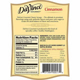 Cinnamon DaVinci Syrup Bottle - 750mL-Syrups-DaVinci Gourmet-Restaurant Supply Drop