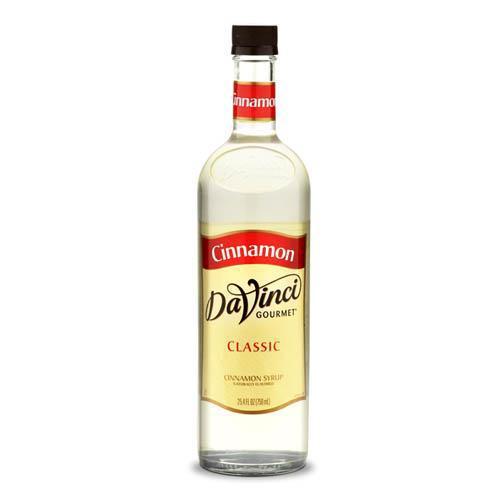 Cinnamon DaVinci Syrup Bottle - 750mL-Syrups-DaVinci Gourmet-Restaurant Supply Drop