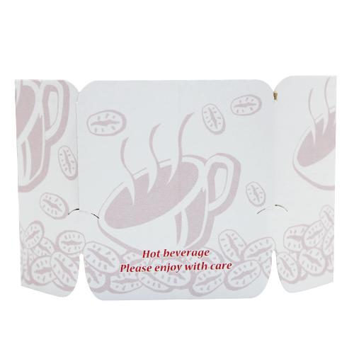 Coffee Sleeves - Tulip Cup Jackets - Ivory - 1,000 ct-Cup Accessories-Karat-Restaurant Supply Drop