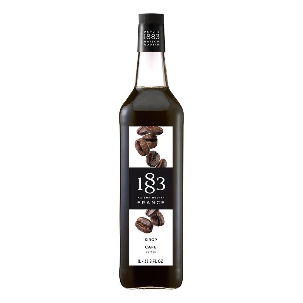 Coffee Syrup 1883 Maison Routin - 1 Liter Bottle-Syrups-1883 Maison Routin-Restaurant Supply Drop