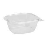 Compostable 16oz Hinged Deli Containers - Eco-Friendly Medium 16 oz Hinged Deli Box - 200 count-To-Go Packaging-Karat-Restaurant Supply Drop