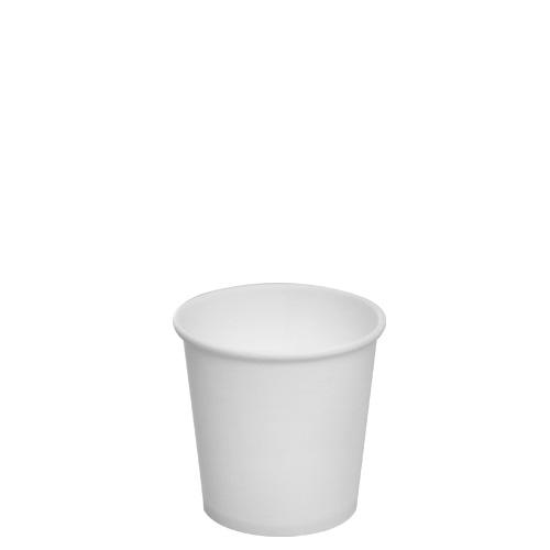 Compostable 4 oz Espresso Cups - Karat Earth 4oz Eco-Friendly Paper Hot Cups - White (62mm) - 1,000 ct-Cups & Lids-Karat-Restaurant Supply Drop