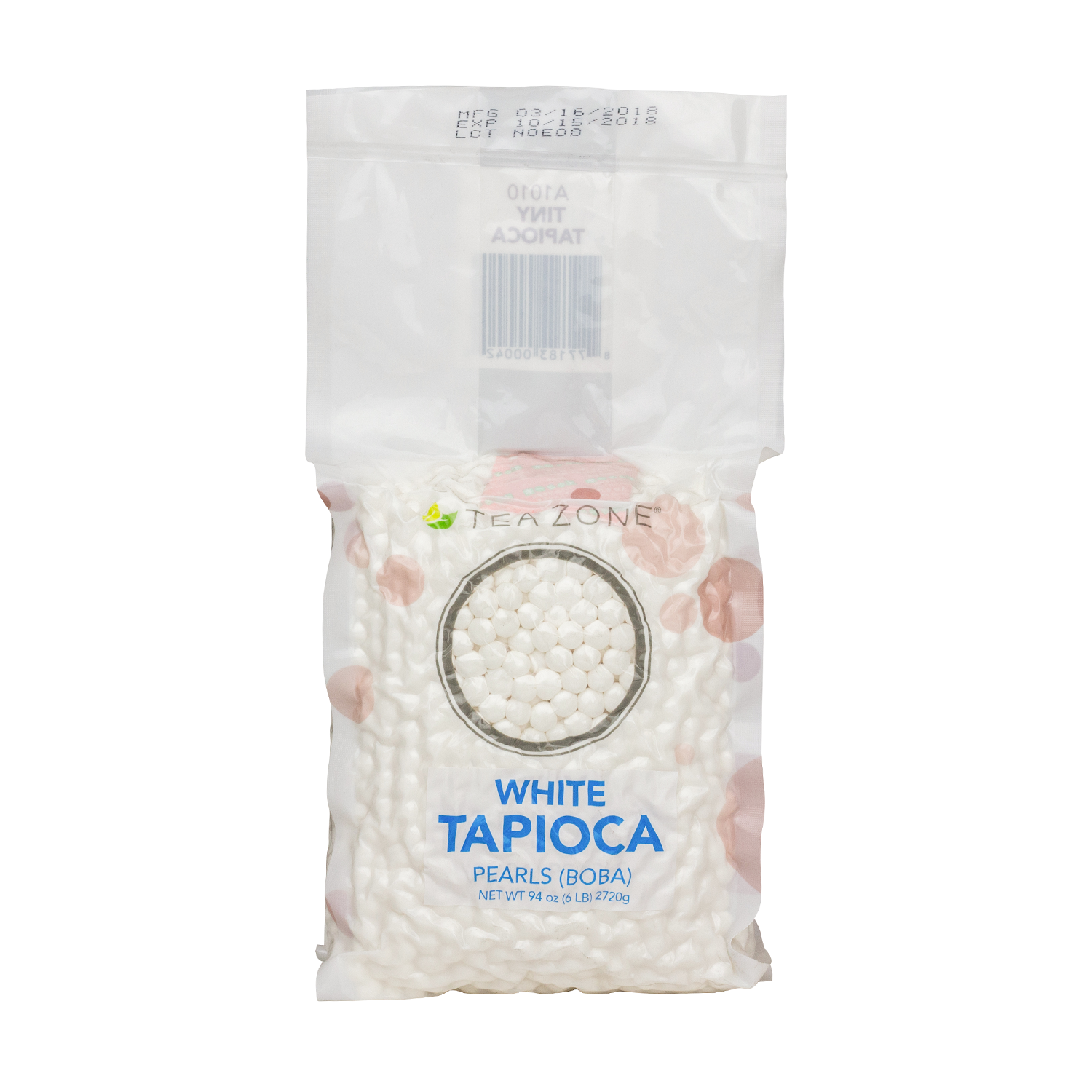 Crystal Boba - Tea Zone White Pearl Boba Tapioca - Case of Agar Boba-Boba (Tapioca)-Tea Zone-Restaurant Supply Drop