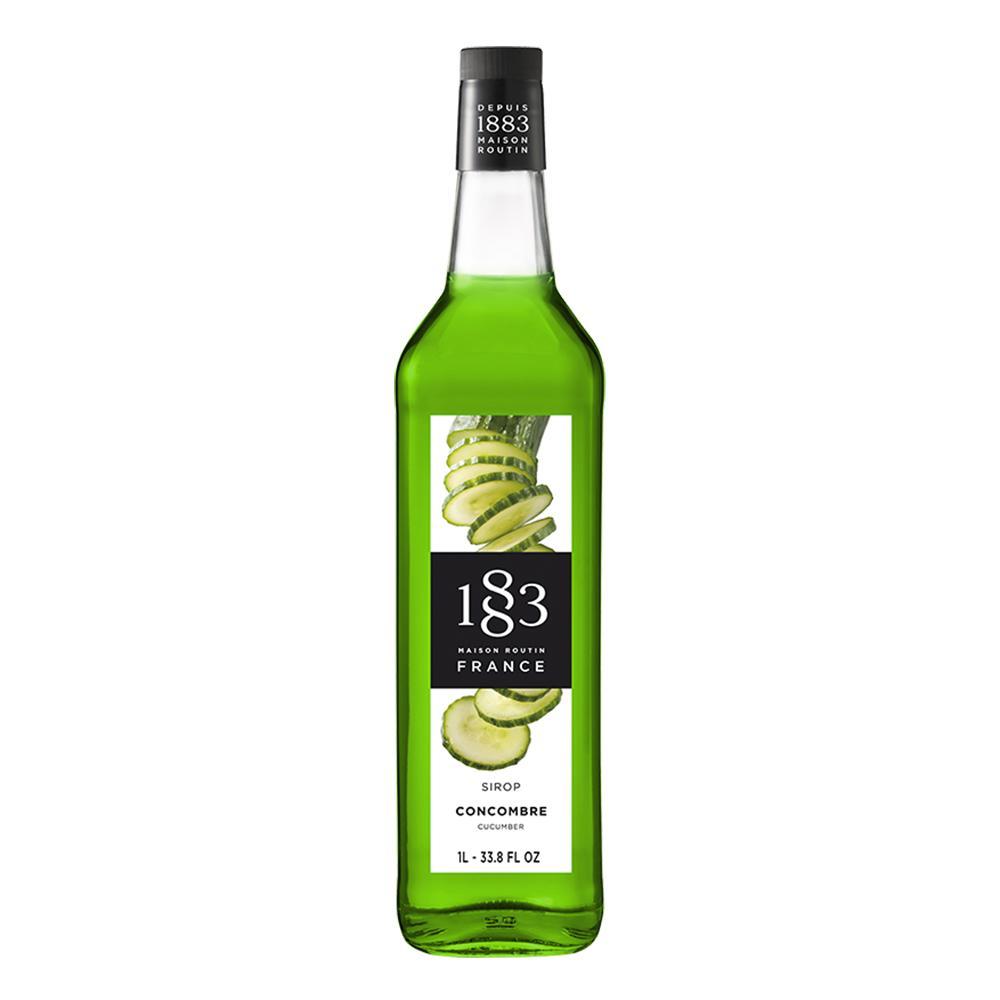 Cucumber Syrup 1883 Maison Routin - 1 Liter Bottle-Syrups-1883 Maison Routin-Restaurant Supply Drop