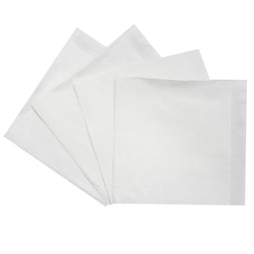 Custom Printed Napkins 9"x9" Beverage Napkins - White - 4,000 ct-Custom-Karat-Restaurant Supply Drop