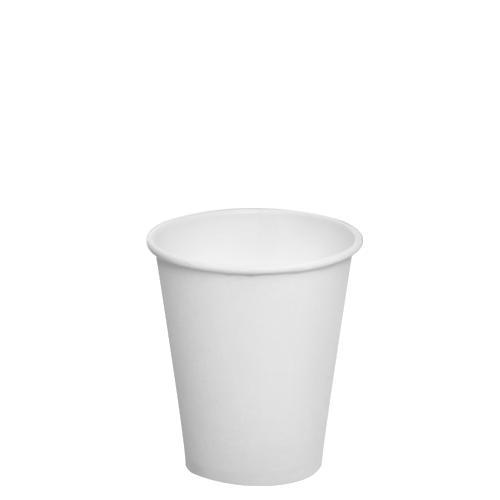 Custom Printed Paper Coffee Cups - 8oz paper coffee cups - White (80mm) - 30,000 cups-Custom Printed Coffee Cups-Karat-Restaurant Supply Drop