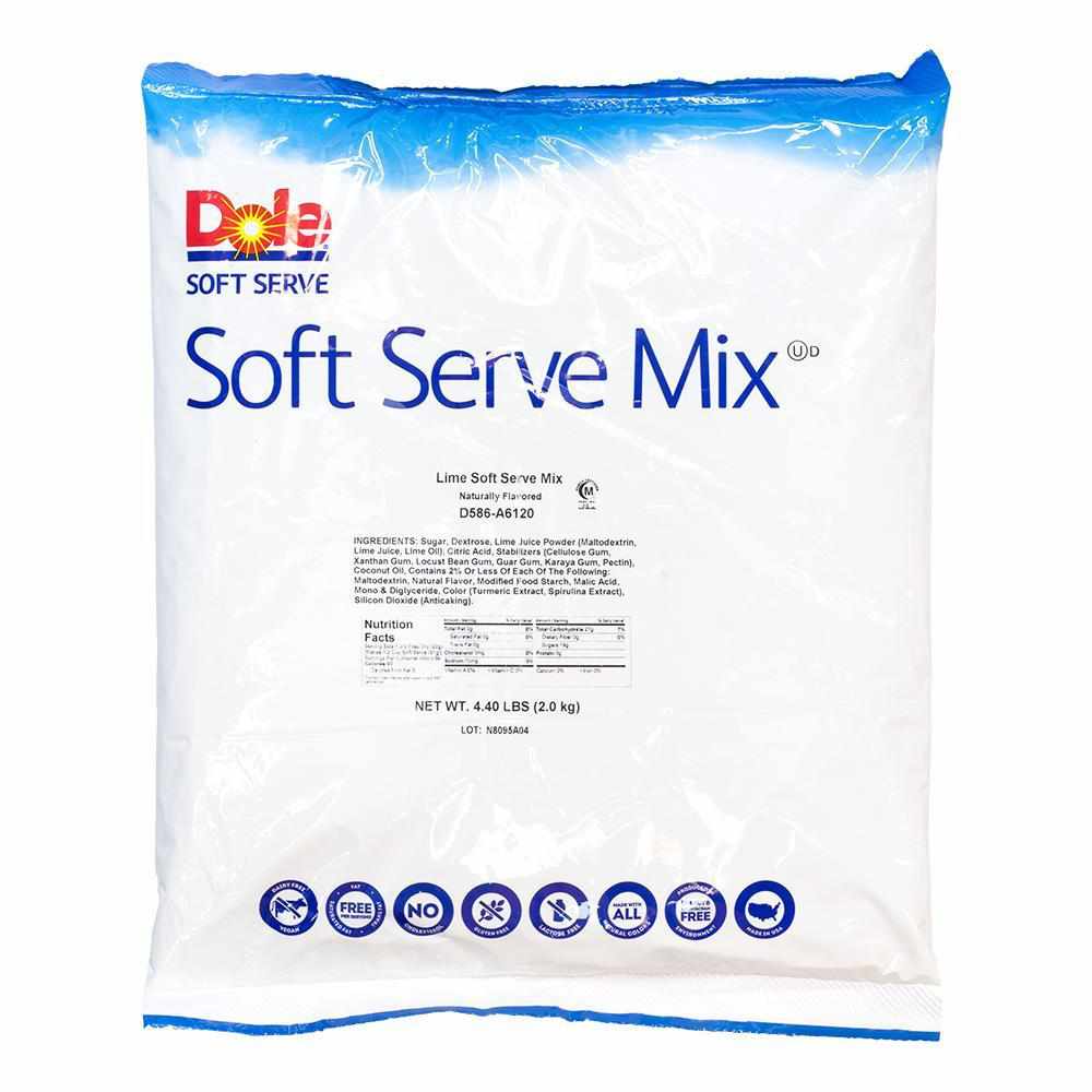 DOLE SOFT SERVE MIX - LIME (4.4 LBS)-Dessert Mixes-Dole-Restaurant Supply Drop