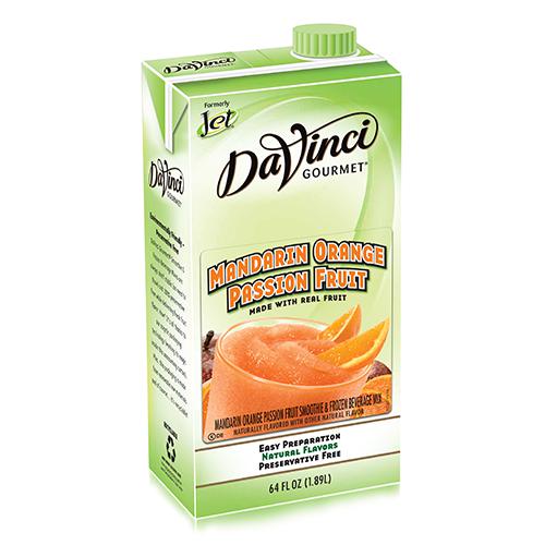 Da Vinci Mandarin Orange Passion Fruit Smoothie Mix (64oz)-Liquid Base & Purees-DaVinci Gourmet-Restaurant Supply Drop