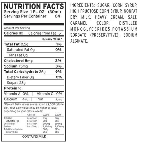 DaVinci Caramel Sauce (64oz)-Sauces-DaVinci Gourmet-Restaurant Supply Drop
