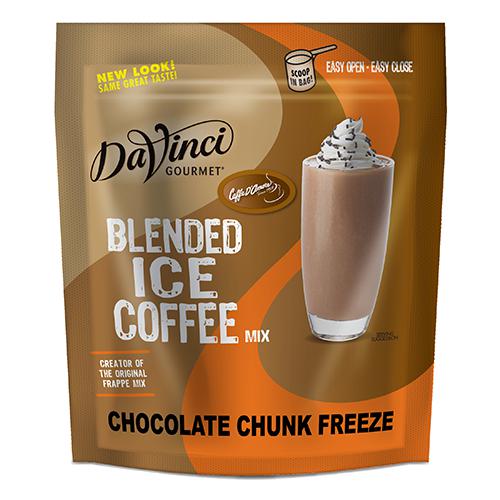 DaVinci Chocolate Chunk Freeze Blended Ice Coffee Mix (2.75 lbs)-Powdered Base-DaVinci Gourmet-Restaurant Supply Drop