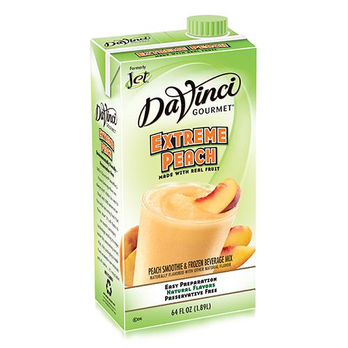 DaVinci Extreme Peach Fruit Smoothie Mix (64oz) - Formerly Jet-Liquid Base & Purees-DaVinci Gourmet-Restaurant Supply Drop