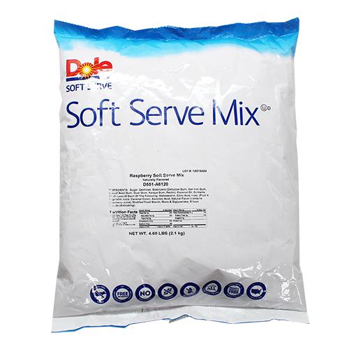 Dole Soft Serve Mix - Raspberry (4.4 lbs)-Dessert Mixes-Dole-Restaurant Supply Drop