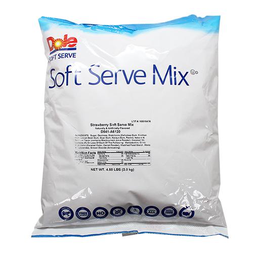 Dole Soft Serve Mix - Strawberry (4.4 lbs)-Dessert Mixes-Dole-Restaurant Supply Drop