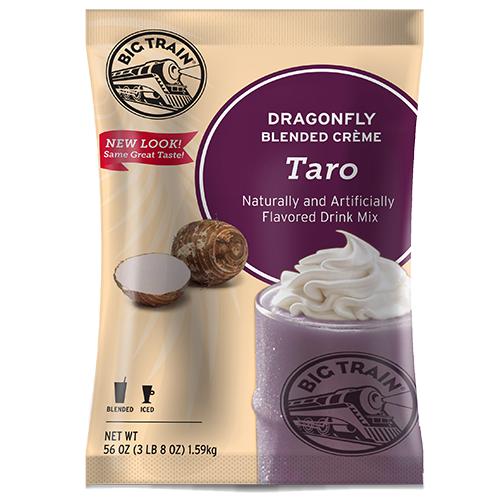 Dragonfly Taro Blended Creme Frappe - Big Train Mix - Bag 3.5 pounds-Powdered Base-Big Train-Restaurant Supply Drop