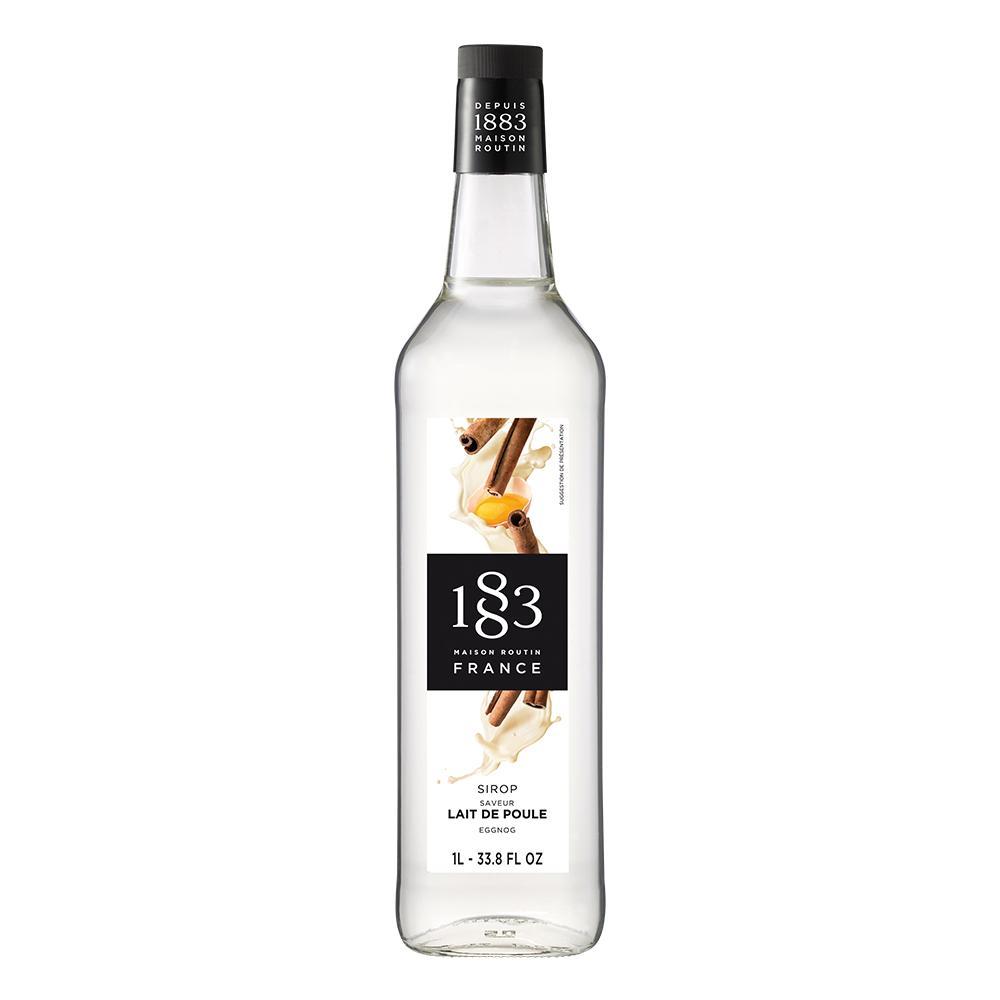 Eggnog Syrup 1883 Maison Routin - 1 Liter Bottle-Syrups-1883 Maison Routin-Restaurant Supply Drop