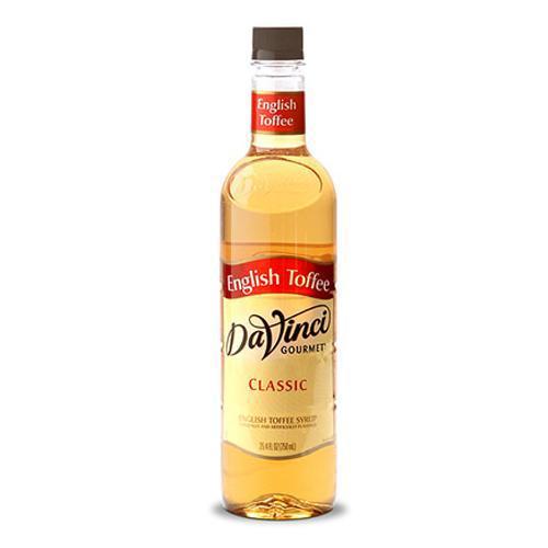 English Toffee DaVinci Gourmet Syrup Bottle - 750mL-Syrups-DaVinci Gourmet-Restaurant Supply Drop