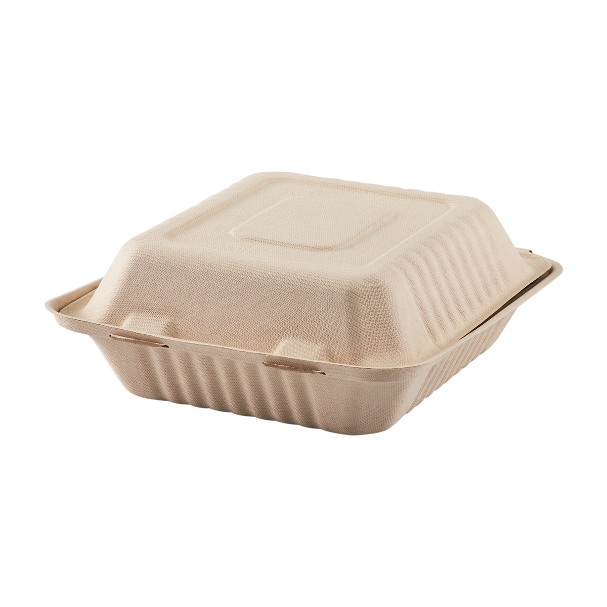 Extra Large Biodegradable Take Out Boxes - Karat Earth 9x9 Bagasse Containers - 200 ct-To-Go Packaging-Karat-Restaurant Supply Drop