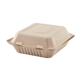 Extra Large Biodegradable Take Out Boxes - Karat Earth 9x9 Bagasse Containers - 200 ct-To-Go Packaging-Karat-Restaurant Supply Drop