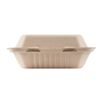 Extra Large Biodegradable Take Out Boxes - Karat Earth 9x9 Bagasse Containers - 200 ct-To-Go Packaging-Karat-Restaurant Supply Drop