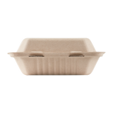 Extra Large Biodegradable Take Out Boxes - Karat Earth 9x9 Bagasse Containers - 200 ct-To-Go Packaging-Karat-Restaurant Supply Drop