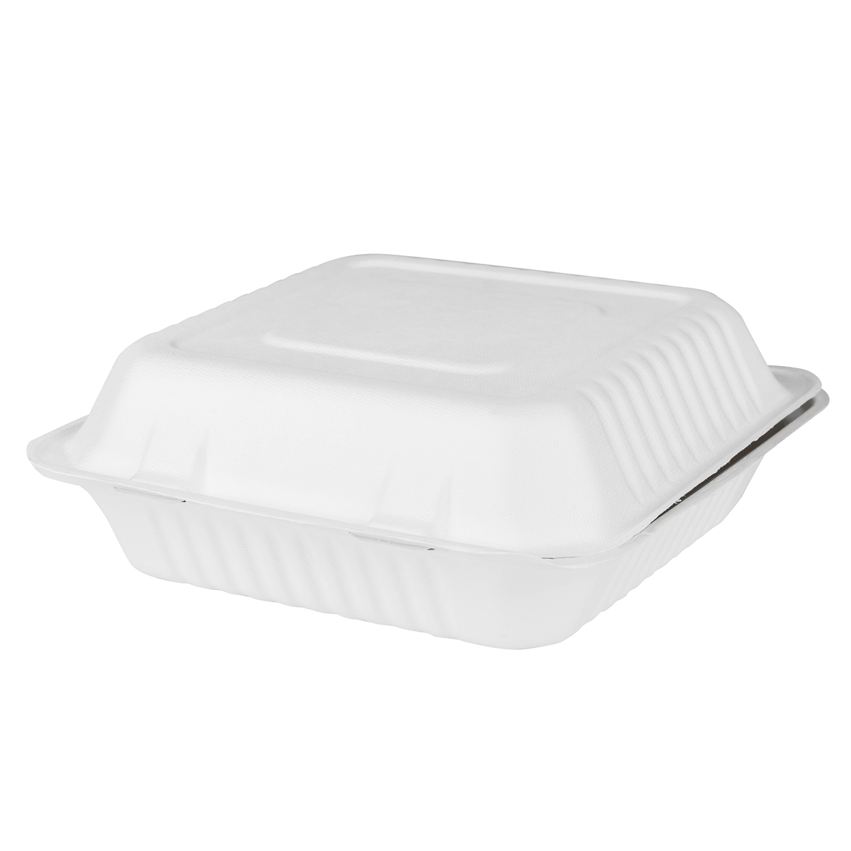 Extra Large Compostable Food Container - Karat Earth 9x9 Bagasse Containers - 200 ct-To-Go Packaging-Karat-Restaurant Supply Drop