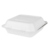 Extra Large Compostable Food Container - Karat Earth 9x9 Bagasse Containers - 200 ct-To-Go Packaging-Karat-Restaurant Supply Drop