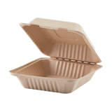 Extra Large Compostable Food Container - Karat Earth 9x9 Bagasse Containers - 200 ct-To-Go Packaging-Karat-Restaurant Supply Drop